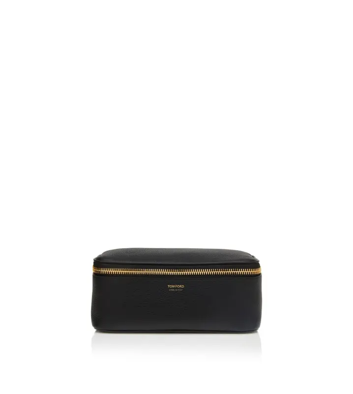 GRAIN LEATHER TOILETRY CASE BLACK online